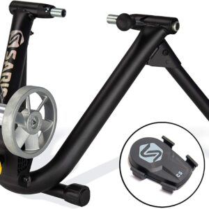Saris Fluid2 Indoor Bike Trainer, Smart Equipped Option, Fits Road and Mountain Bikes, Compatible with Zwift App