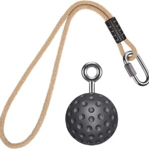 SELEWARE Pull Up Ball Grip, Non-Slip Rock Climbing Holds Pull Up Power Ball for Strength Training Attachment, Neutral Grip Pull Up Handles for Chin Up Bar, Kettlebell, Barbell Home Gym Workout