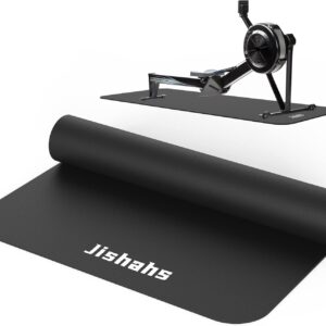 Universal Indoor Rowing Machine Mat- 8.5 x 2.3 FT Exercise Equipment Mat for Concept 2, Nordictrac, Sunny, Hydrow etc. Extra Long Non-Slip and Waterproof, Under Rower Floors Protection