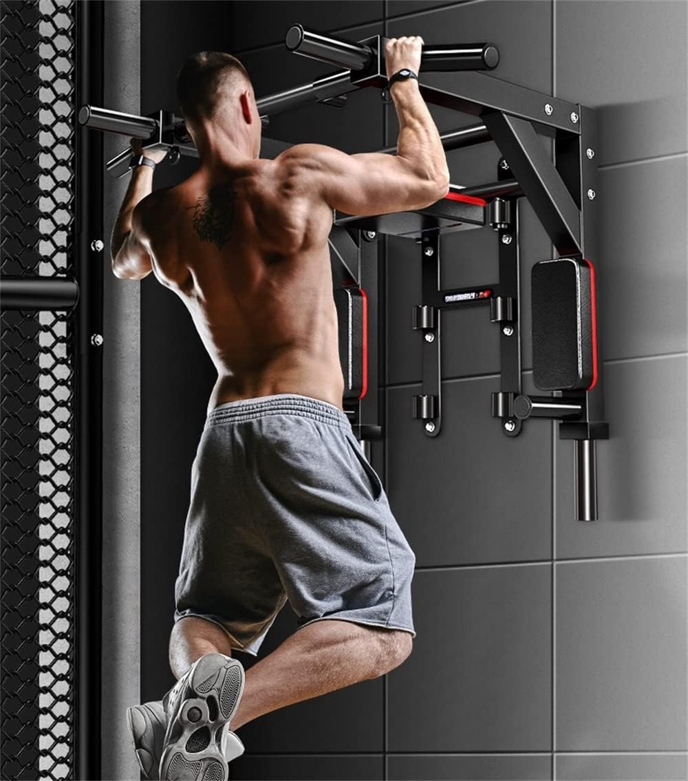 Multifunctional Wall Mounted Pull Up Bar/Chin Up bar,Dip Station for Indoor Home Gym Workout,Power Tower Set Gym Equipment 800LBS - Image 6