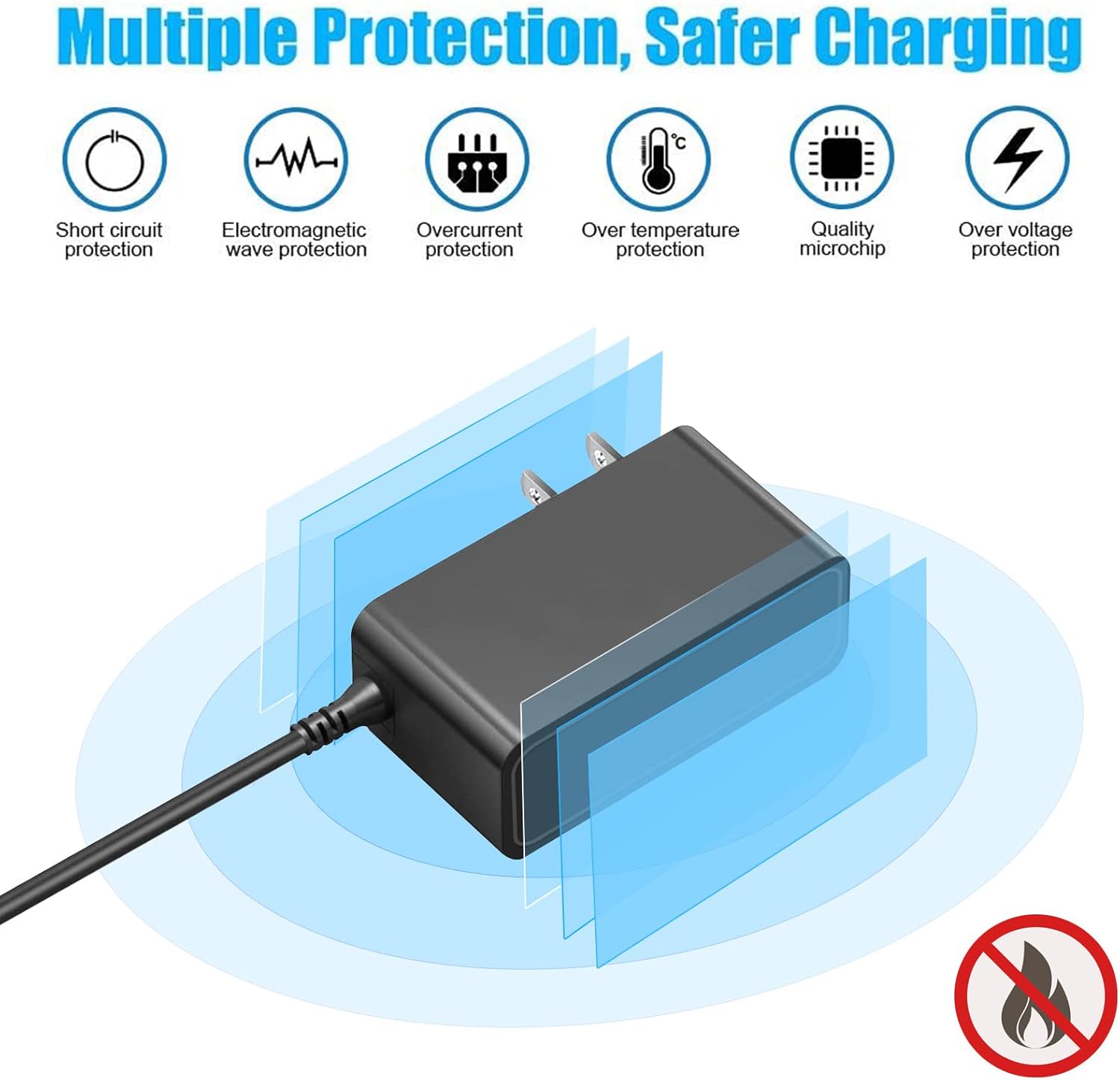 Power Supply Cord for ProForm Elliptical, 6V 2A Charger for 850 510E 480 490 500 600 LE, 390 395 475 510 EX, 400 700, for Nordictrack GX 2.7 Act Cardio Cross Trainer Elliptical Bike. - Image 6
