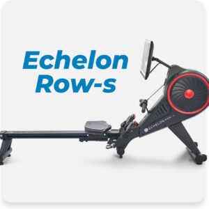 Echelon Row Series – Foldable Rowing Machine for Full-Body, Low-Impact Workouts with 22” Rotating HD Screen, Built-In Soundbar, Bluetooth Resistance & 30-Day Membership with Live Classes