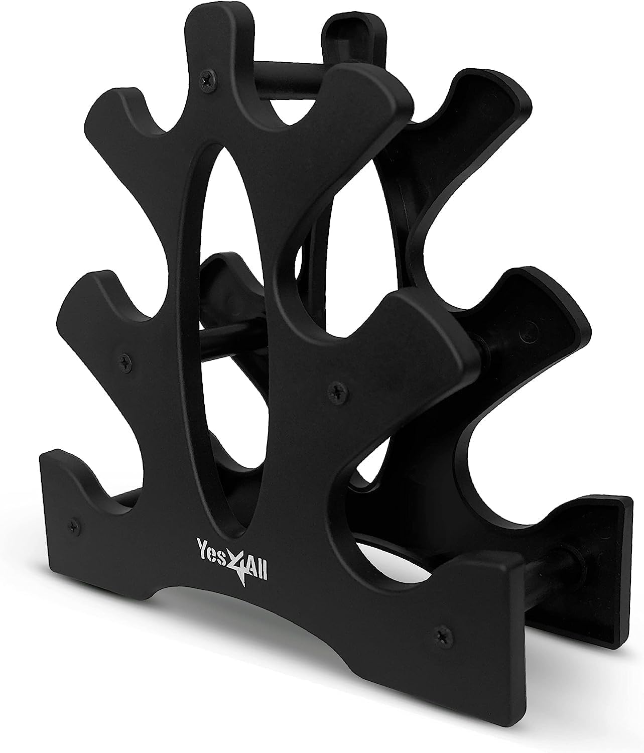 Yes4All Neoprene Coated Dumbbell Hand Weight Sets - Multiple Weight Options with Rack, Anti-roll, Anti-Slip, Hexagon Shape - Image 7