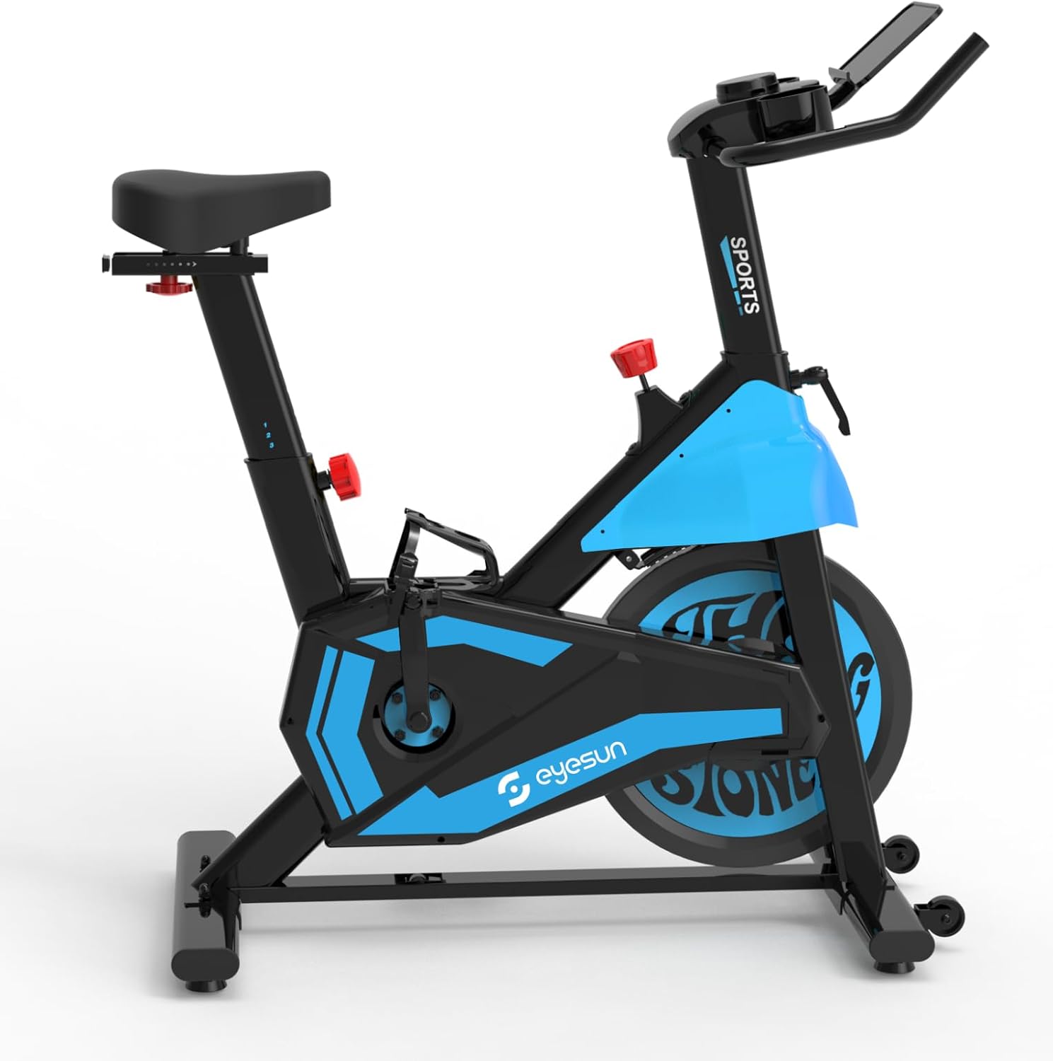 Exercise Bikes for Home,Indoor Cycling Bike with Adjustable Magnetic,Brake Pad Resistance Silent Belt Drive,330lbs Weight Capacity &Upgraded Version Seat for Home Cardio&Weight Loss - Image 9