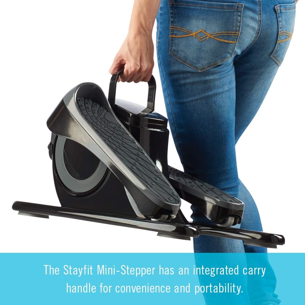 Homedics StayFit Mini-Stepper - Fitness Step Machine with Mat and Preset Exercise Programs – Portable Stair Stepper Perfect for Home Office - Image 6