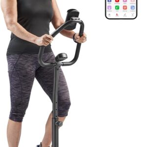 Sunny Health & Fitness Twist Stepper with Handlebar, Stair Step Machine for Cardio Workout, Compact Home Exercise Equipment W/Optional Free SunnyFit App Connection