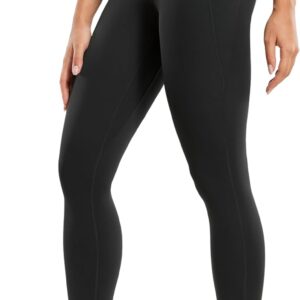 CRZ YOGA Womens Butterluxe Workout Leggings 25 Inches – High Waisted Gym Yoga Pants with Pockets Buttery Soft