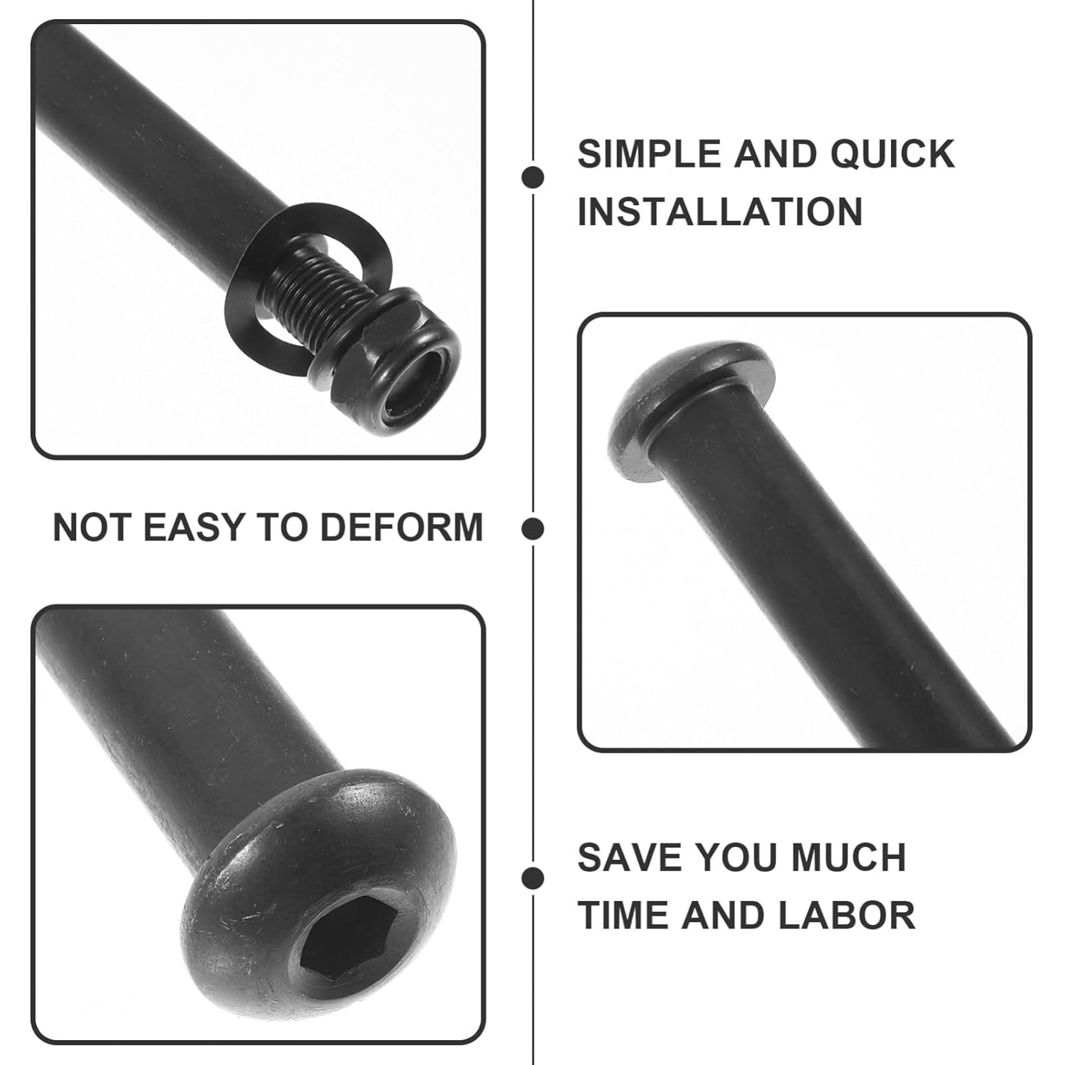 Kisangel Elliptical Machine Bolts Replacement, Elliptical Trainer Screw Indoor Bike Bolt for Sports Exercise Gym Bikes Accessory - Image 3