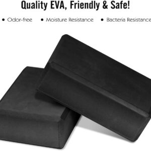 Gaiam Yoga Block – Supportive Latex-Free Eva Foam – Soft Non-Slip Surface with Beveled Edges for Yoga, Pilates, Meditation – Yoga Accessories for Stability, Balance, Deepen Stretches