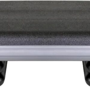 The Original STEP Exercise Step Platform, Health Club Size Stepper for Exercise at Home with 4 Stackable Risers for Height Adjustments