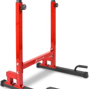 ProsourceFit Power Dip Station Adjustable Height Upper Body Equipment for Home Gym