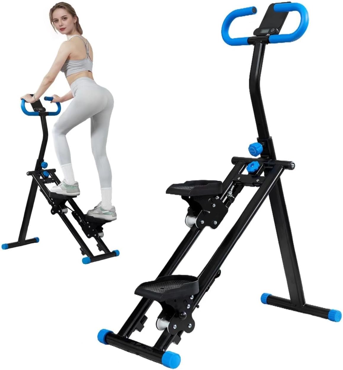 Stair Stepper for Home - Vertical Climber Workout Machine with Stable Frame, Adjustable Handlebar for Full-Body Exercise
