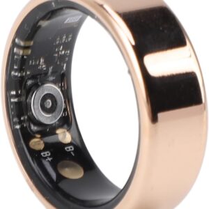 Smart Fitness Ring, Stylish Fitness Tracker Ring with Gold Pedometer for Sports