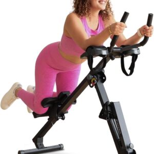 TOUSAINS 3 in 1 Rowing Machine, Ab Machine with Resistance Bands, Abdominal Trainers for Full Body Workout, Fitness Foldable Equipment Rowing Machine for Home Gym