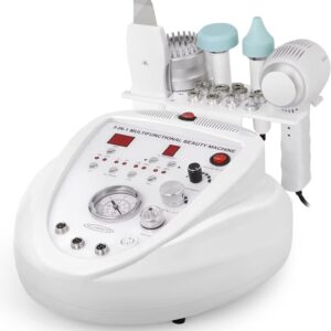 5 in 1 Micro Diamondermabrasion Machine, Mcwdoit Facial Machine 68cmhg Professional Home Use Skin Care