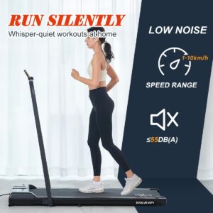 Treadmill for Home, Bluetooth, Speaker, USB Port, AUX – Under Desk Treadmill for Home & Office | Remote Control, Bluetooth Speaker, LED Display