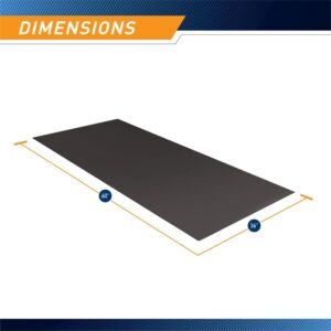 Marcy Fitness Equipment Mat and Floor Protector Compatible for Treadmills, Elliptical, Exercise Bikes, Stationary Cycles and Accessories