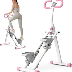 Stair Stepper for Home-Upgrade Vertical Climber Workout Machine for Full-Body Exercise Climber Fitness Equipment with Stable Frame Adjustable Handlebar