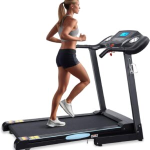 Treadmills for Home Treadmill with 0-12% Auto Incline Folding Treadmill with Incline 15 Pre-Set Training Programs Large LCD Display Running Machine Walking Jogging Running for Office Workout