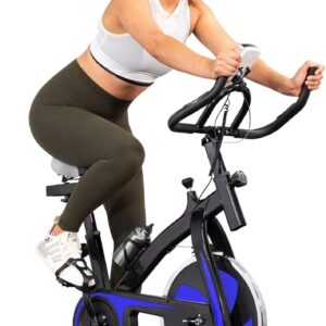 XtremepowerUS Exercise Bike 22lb Flywheel Stationary Workout Machine