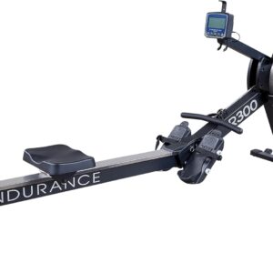 Body-Solid Endurance (R300) Air Resistance Indoor Rower – Cardio & Total Body Workout Machine with Self-Generating Power