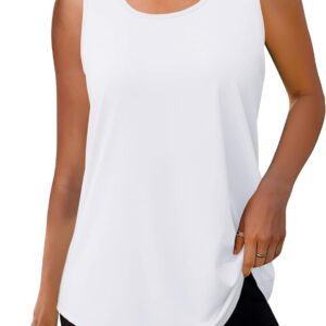 WIHOLL Workout Tops for Women Summer Athletic Tank Tops Sleeveless Shirts Beach Lightweight Gym Clothes