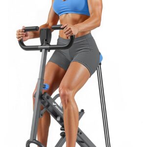 Squat Machine, MERACH R07 2 in 1 Squat Rowing Machine, Easy Setup & Foldable Exercise Equipment, Glute Trainer Machine, Glutes & Leg Home Workout Machine