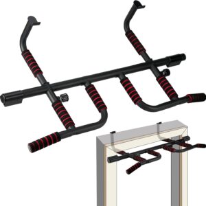 IRON AGE Pull Up Bar for Doorway : 2025 New Pullup Bar – Industrial Grade Steel, Hang & Go Training, Multi-Grip Horizontal Array