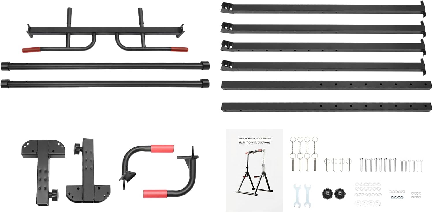 Pull Up Bar, Triangular Pull Up Station with Thickened Pipe Multifunction Adjustable Height Bar Freestanding for Home Gym (Max. Load: 200kg/440.92lbs) - Image 9