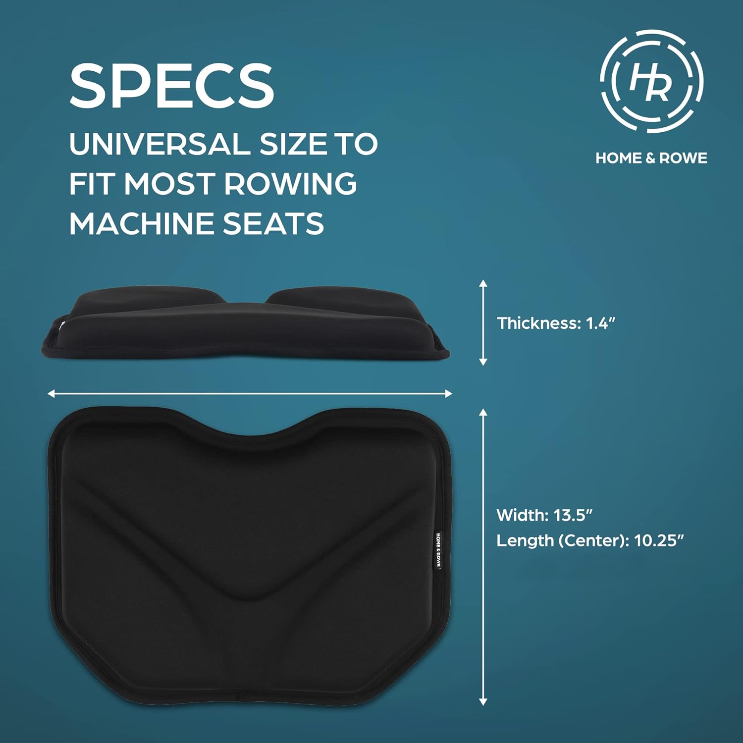 Rowing Machine Seat Cushion Compatible with Concept 2 Rower- Gel Seat Pad Also Compatible with Hydrow, Peloton and More Rowing Machines - Ideal Rower Accessories - Image 4