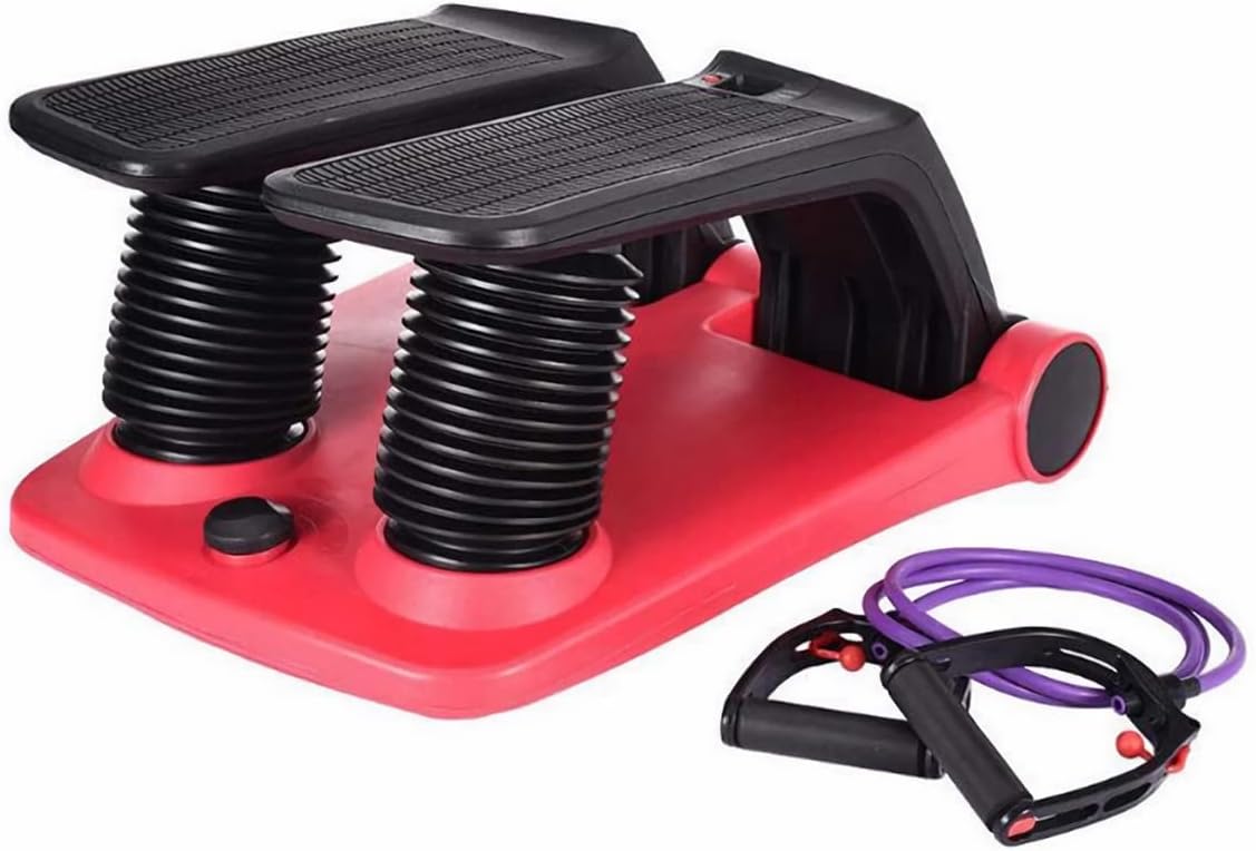 Stepper Climber Fitness Machine, Air Stair Climber Stepper Machine, Cardio Training Step Climber Machine Adjustable Fitness Exercise Machine Resistance Bands, Comfortable Foot Pedals - Image 6