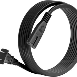 FITE ON AC Power Cord Compatible with ANCHEER Under Desk Elliptical Machine, Leg Exercise Pro Machine Pedal Exerciser