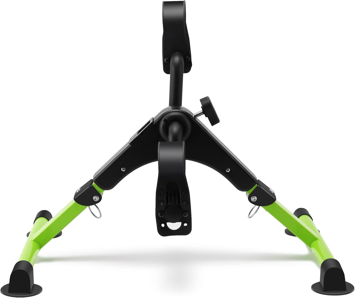 Pedal Exerciser Desk Exercise Bike Leg and Arm Bike with LCD Monitor Foldable (black/green) - Image 2