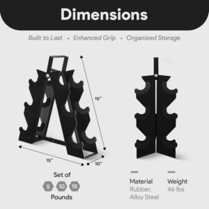 BalanceFrom Premium Rubber Encased Hex Dumbbell Sets, 46LBS Set, 60LBS Set, 100LBS Set