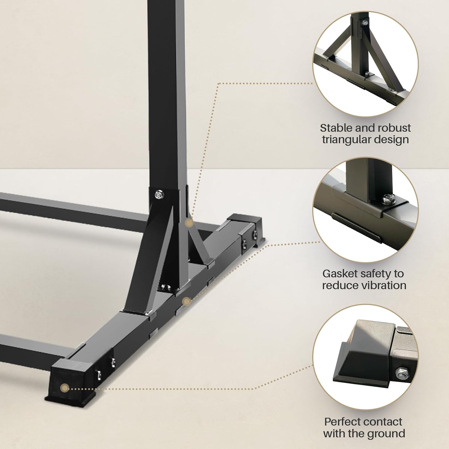 Pull Up Station, Bongkim Power Tower Portable Pullup Bar Station, Pull Up Bar for Home Gym, Pull Up Tower Station 330LBS - Image 4