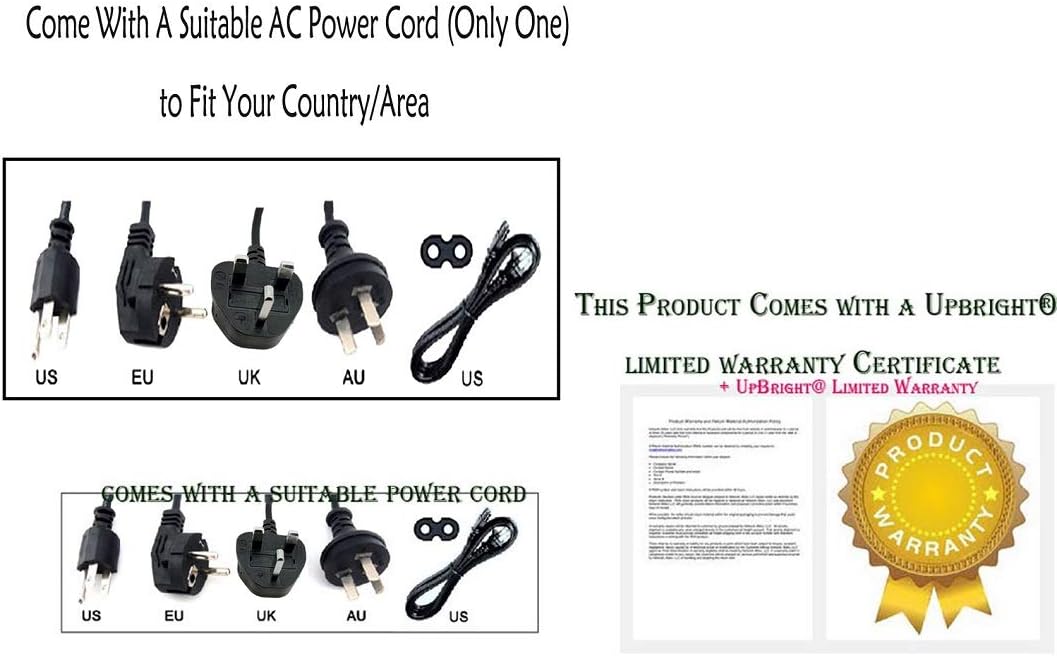 UpBright AC/DC Adapter Compatible with Life Fitness E1 E3 X1 X5 R1 Elliptical Cross-Trainer Bike E1-XXXX-0105 E3-XXXX-0105 X1-XX00-0104 X5-XX00-0104 R1-XX00-0104 8974001 Power Supply Cord Charger - Image 6