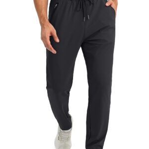 G Gradual Men’s Sweatpants with Zipper Pockets Tapered Joggers for Men Athletic Pants for Workout, Jogging, Running