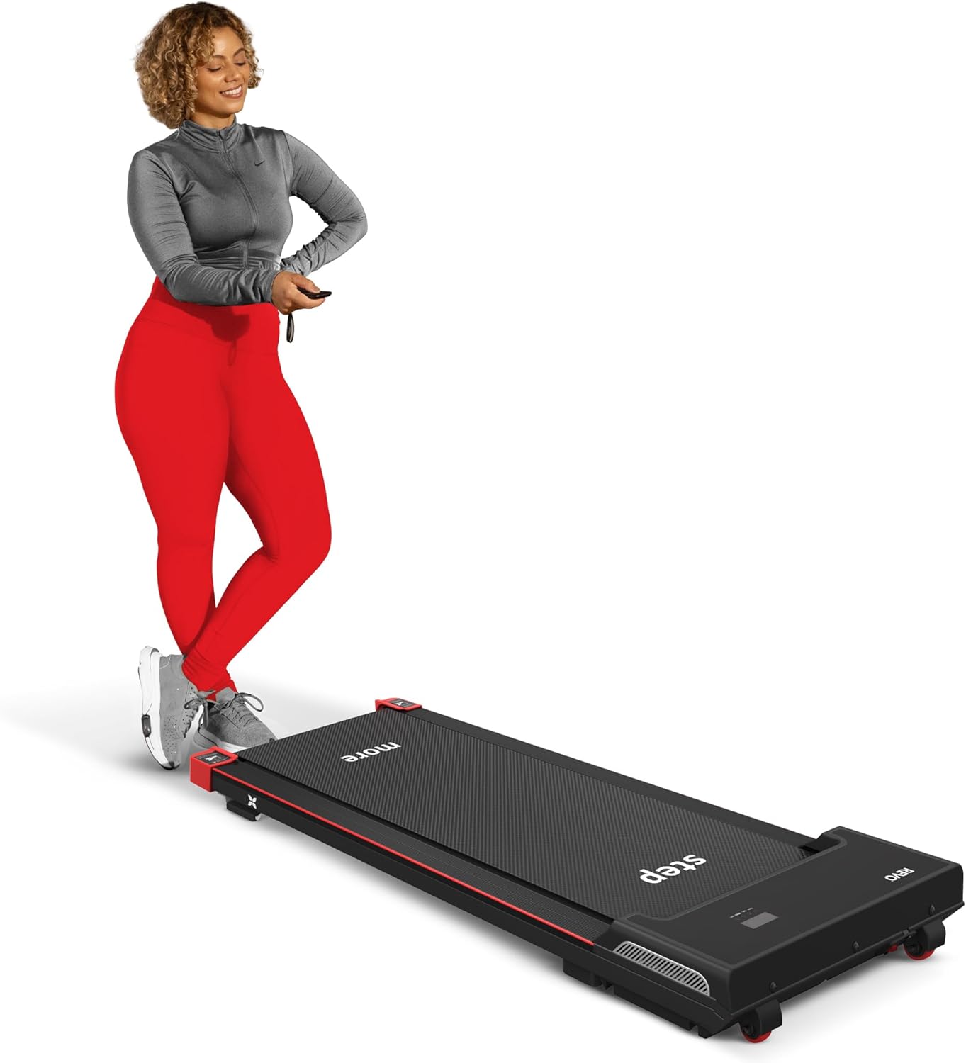 REVO Walking Pad Treadmill for Home with Remote | Portable Under Desk Treadmills with 0.5-4mph Speed Range | Backed by 2 Year Promise