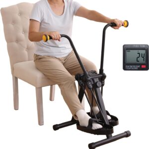 Pedal Exerciser Bike for Seniors, Hand Arm Leg and Knee Physical Therapy Exercise Equipment, Elderly Recovery Home Exercise Bike for Total Body, Upper and Lower Limb Trainer