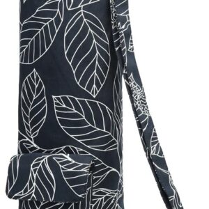 Canvas Yoga Mat Bag with Adjustable Strap & Pockets, Full-Zip Travel Gym Tote for Women & Men, Fits 1/4″ & 1/3″ Thick Mats, Lightweight Carrier for Yoga, Workout, Outdoor Use