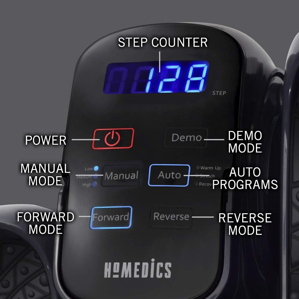 Homedics StayFit Mini-Stepper - Fitness Step Machine with Mat and Preset Exercise Programs – Portable Stair Stepper Perfect for Home Office - Image 5