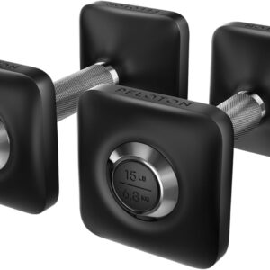 Peloton Dumbbells | Ergonomically Designed Pair of Cast Iron Weights with Urethane Coating and Non-Slip Grip, Available in Set of Two