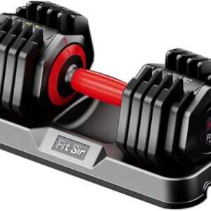 Adjustable Dumbbell Set 25/55/90LBS,10 in 1 Free Weights Dumbbell with Anti-Slip Texture Handle,1 Sec Speed Adjustment Men/Women Gym and Home Strength Training Equipment.
