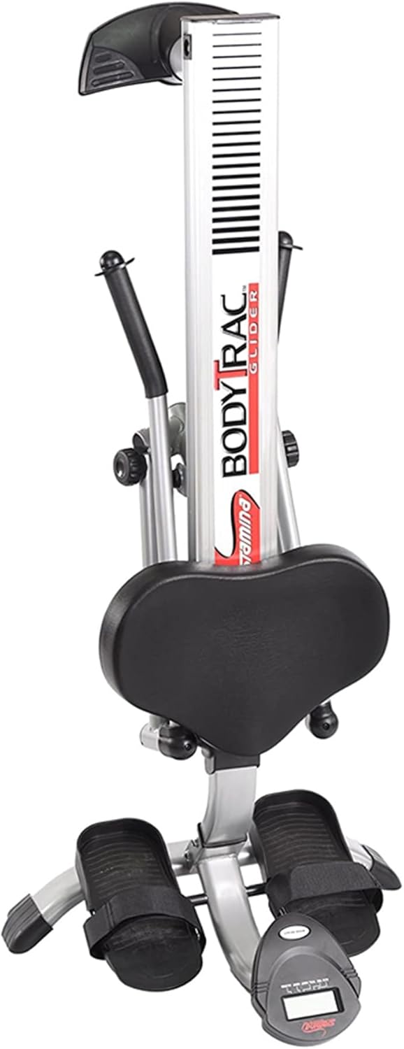 Stamina BodyTrac Glider Hydraulic Rowing Machine with Smart Workout App - Rower Workout Machine with Cylinder Resistance - Up to 250 lbs Weight Capacity - Image 9