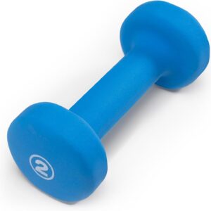 Marcy Colored Neoprene Dumbbell (Sold in Singles or Set) Hand Weights, Exercise Free Weights for Home Gym