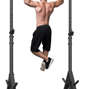 Pull Up Station, Strength Training Workout Pull Up Bar Free Standing, Adjustable Heavy Duty Pullup Bar Station, 600LBS Weight Capacity