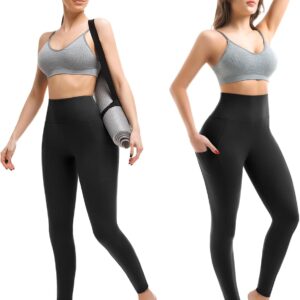 Walifrey Leggings with Pockets for Women, High Waisted Buttery Soft Womens Leggings for Gym Yoga Workout