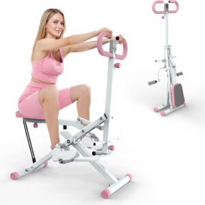 Squat Machine for Home – Exercise Machine with Adjustable Resistance Bands Row-N-Ride Squat Assist Trainer for Glutes & Ab Back Legs Workout