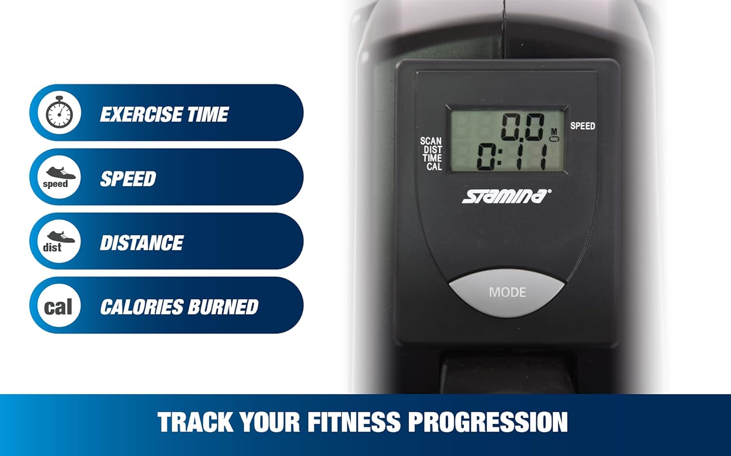 Stamina ATS Air Rower Machine with Smart Workout App - Foldable Rowing Machine with Dynamic Air Resistance for Home Gym Fitness - Up to 250 lbs Weight Capacity - Image 4