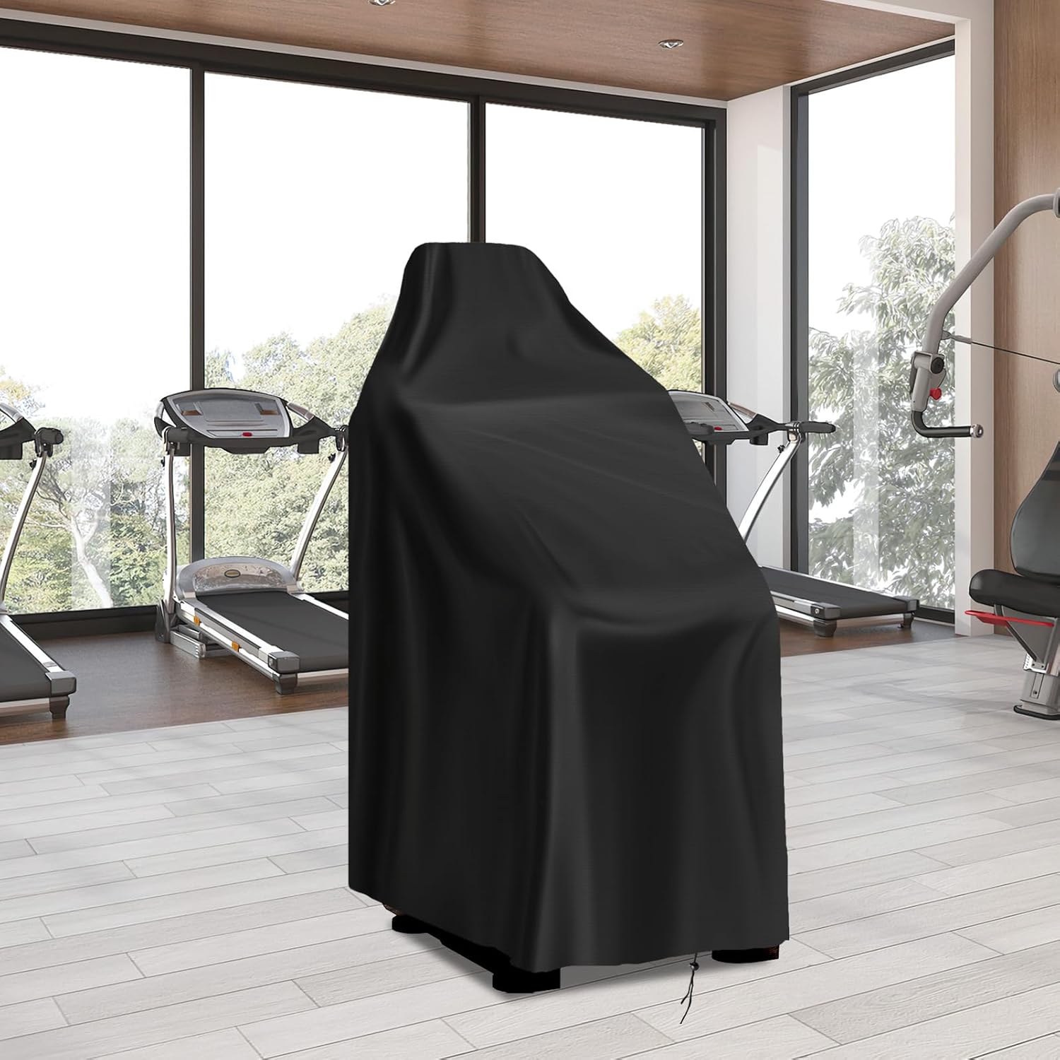 Stair Stepper Cover, Waterproof 420D Steppers Protective Covers for Home Gym Exercise Stairmaster Indoor & Outdoor, Suitable for Most Climbing Stair Machine(Cover Only) - Image 8